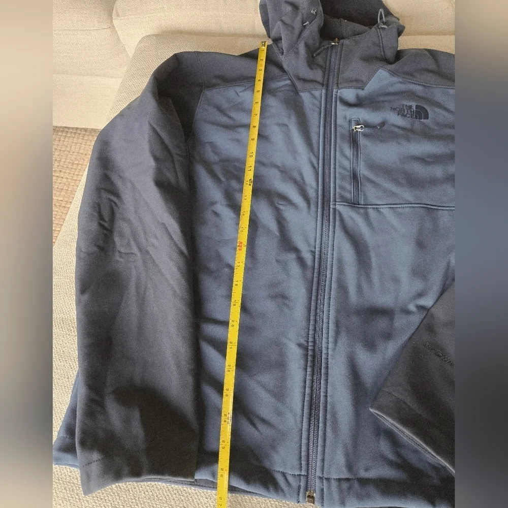 The North Face Mens Blue Apex Risor Hoodie Jacket Windwall M TNF Gorpcore Travel
